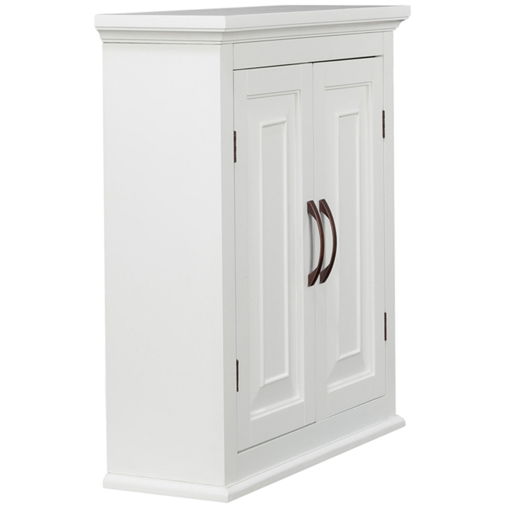 Teamson Home St. James 2 Door White Removable Wall Cabinet Image 3