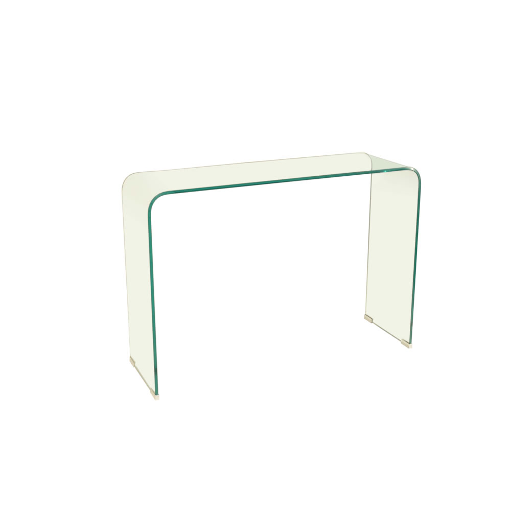 Azuro Glass Console Table Wilko