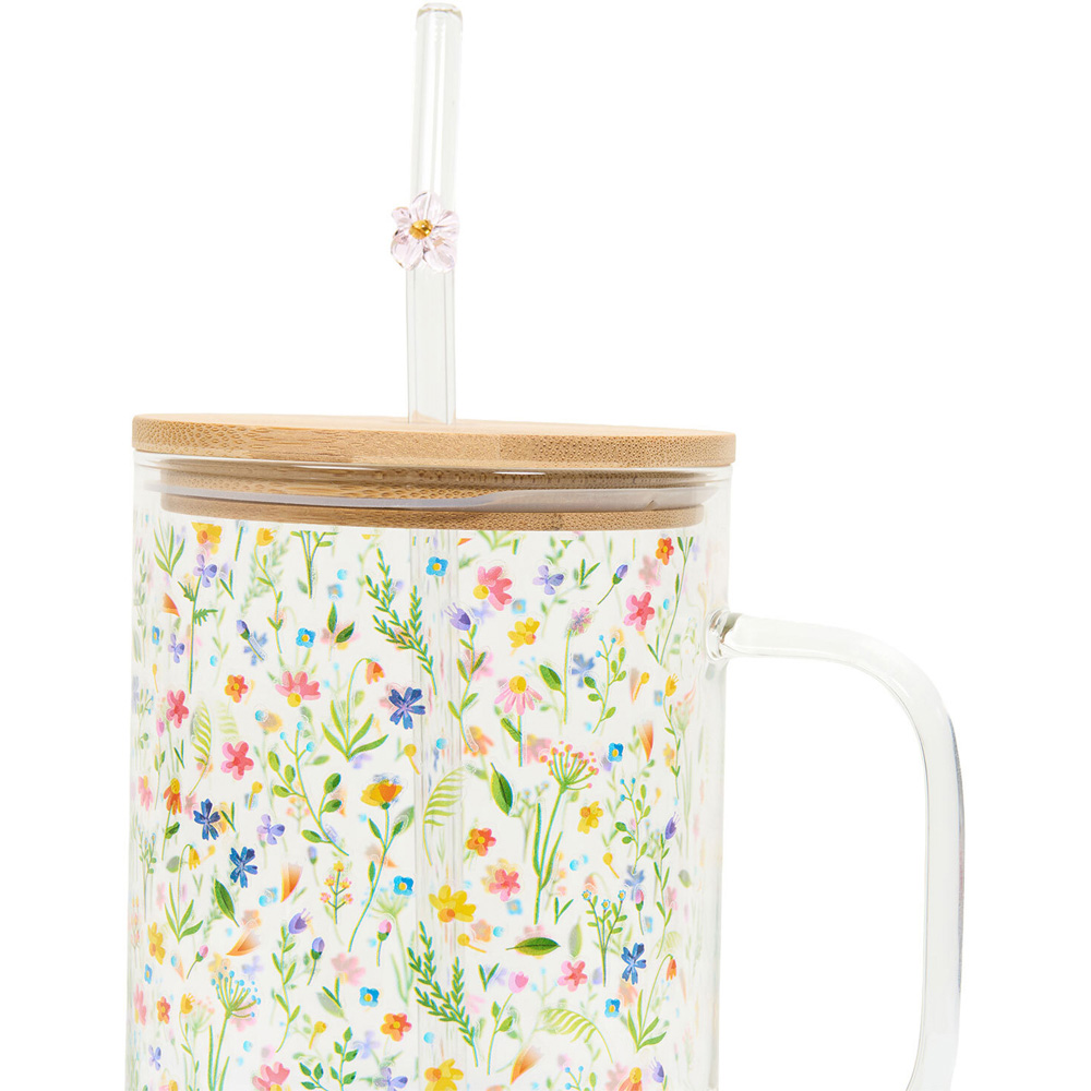 Wildflower Glass Jumbo Tumbler Image 4