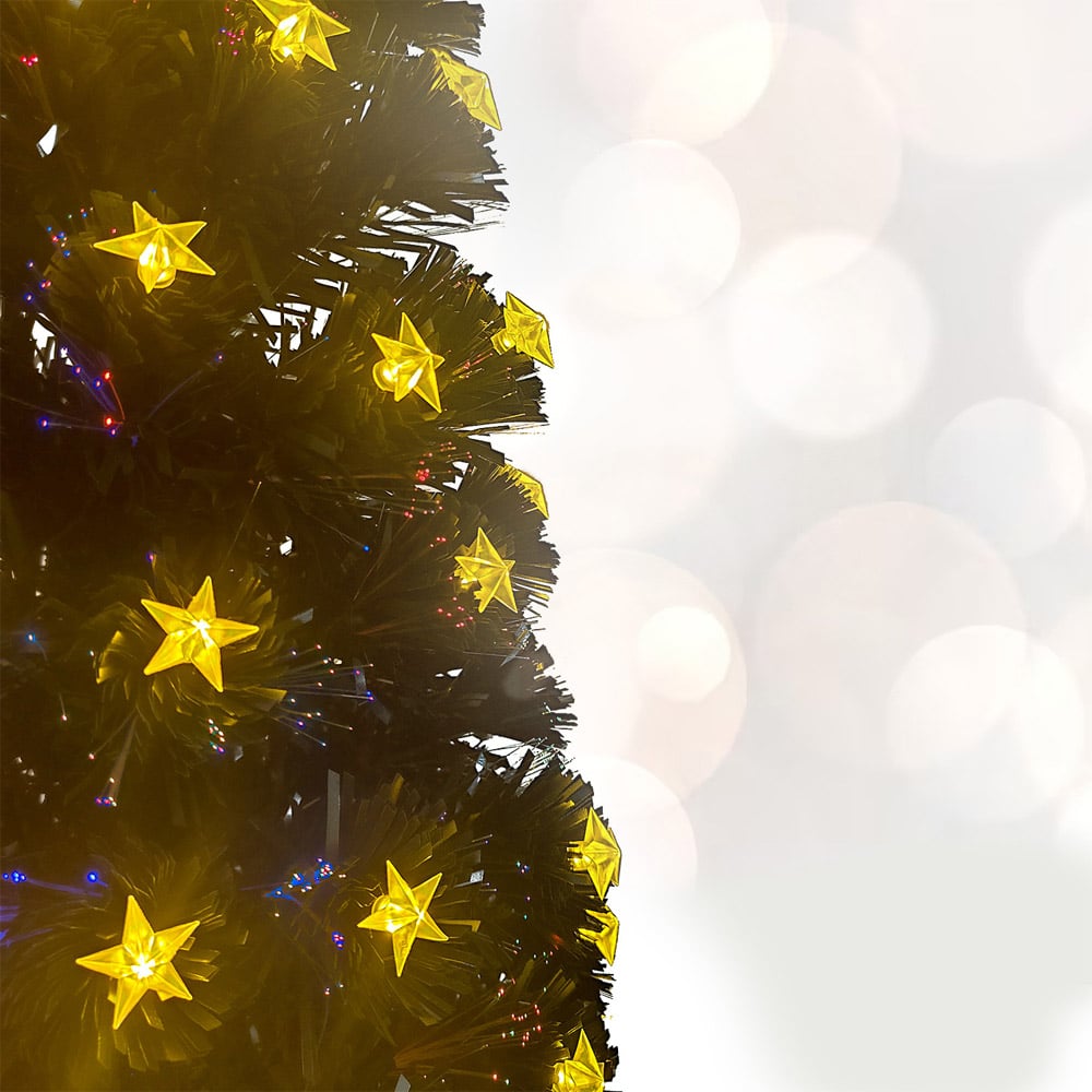 Noel Square Pre Lit LED Artificial Xmas Tree 2.9ft Image 3