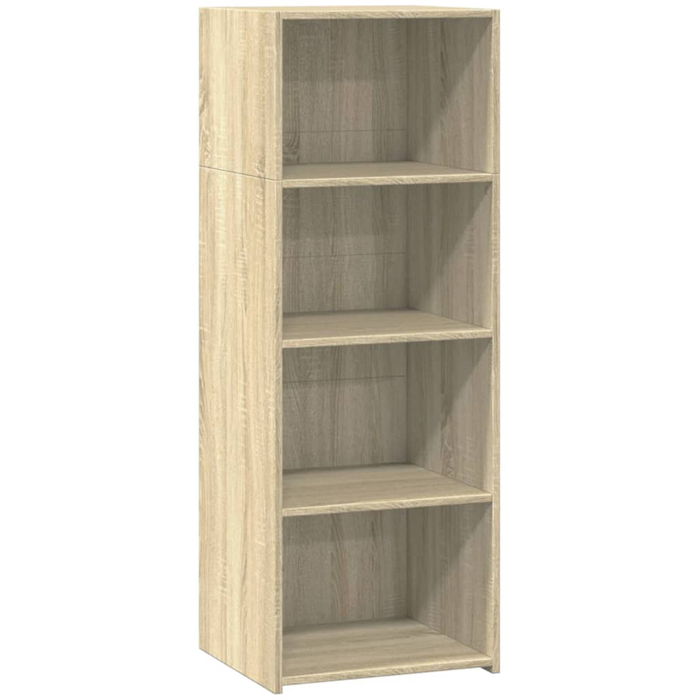 vidaXL 4 Shelf Sonoma Oak Highboard Image 2