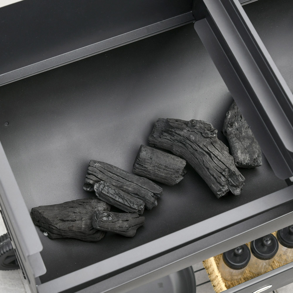Charcoal Barbecue Grill Trolley Image 6