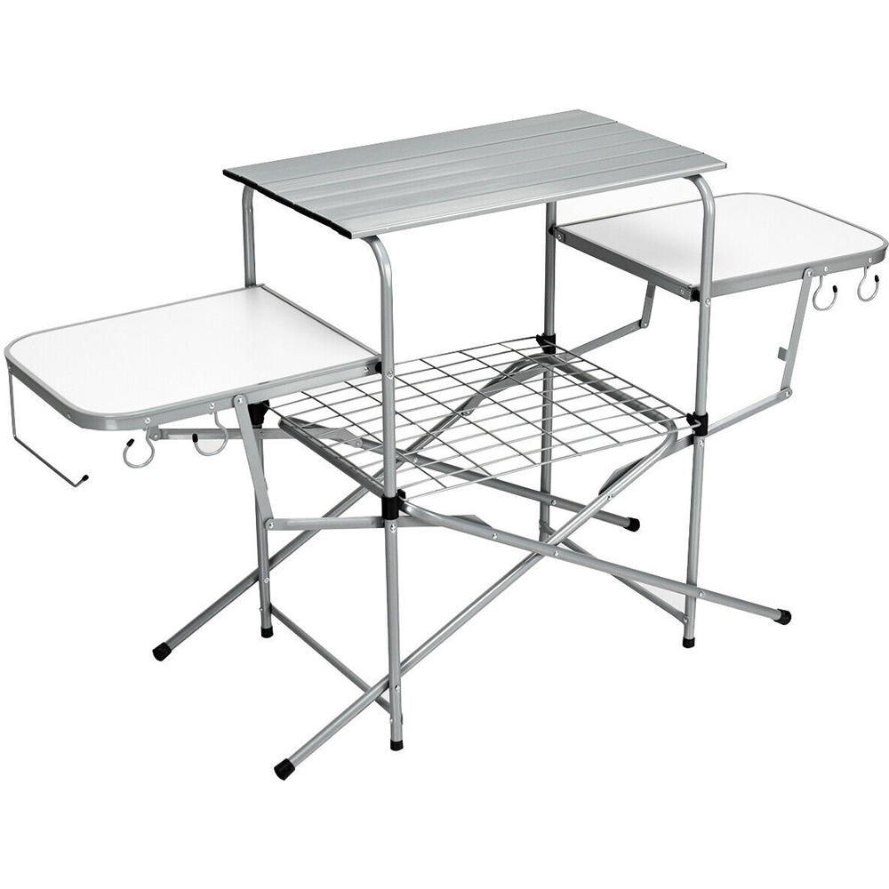Costway Folding Aluminium Picnic Table Image 3