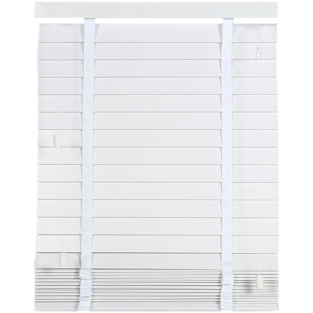 Ashwood Venetian Blind Cotton White 120cm Image 2
