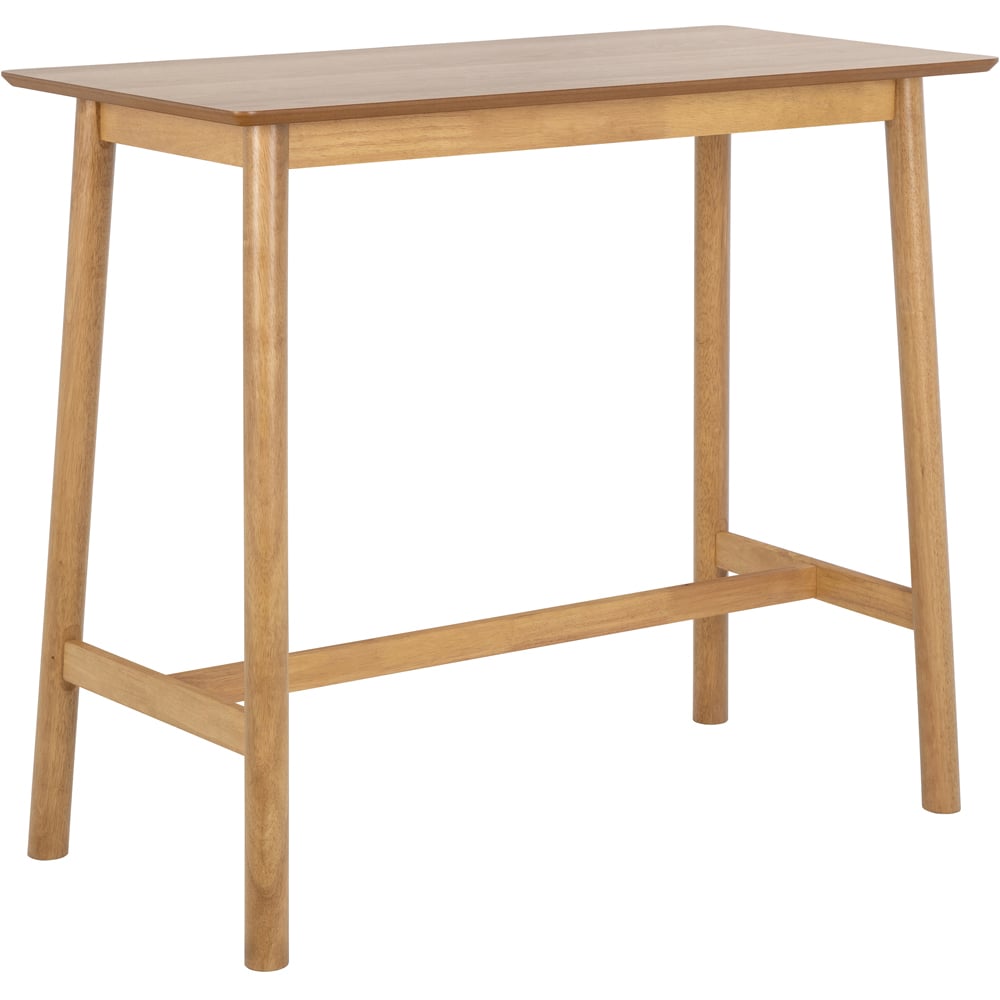 Florence Barlow 2 Seater Bar Dining Table Matt Oak Image 2