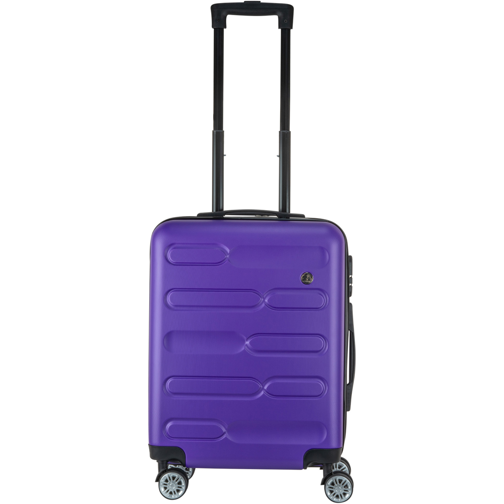 SA Products Purple Carry On Cabin Suitcase 55cm Image 8