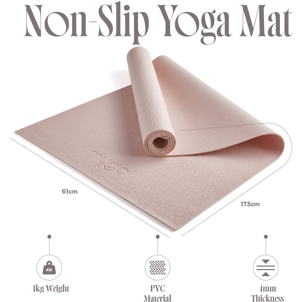 Myga Blush Entry Level Yoga Mat Image 5