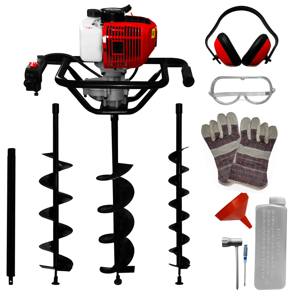 T-Mech 52cc Petrol Earth Auger Image 1