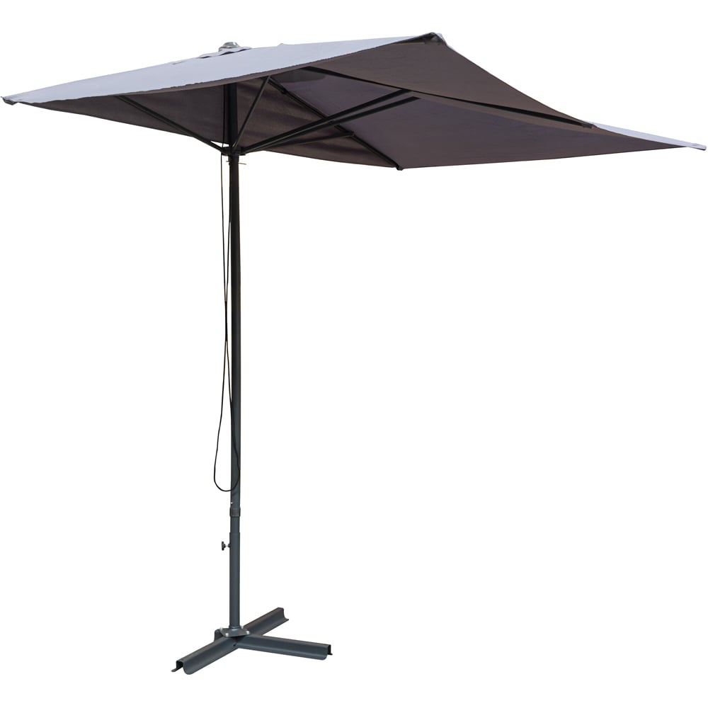 Rowlinson Prestbury Half Parasol 2.4m Image 1