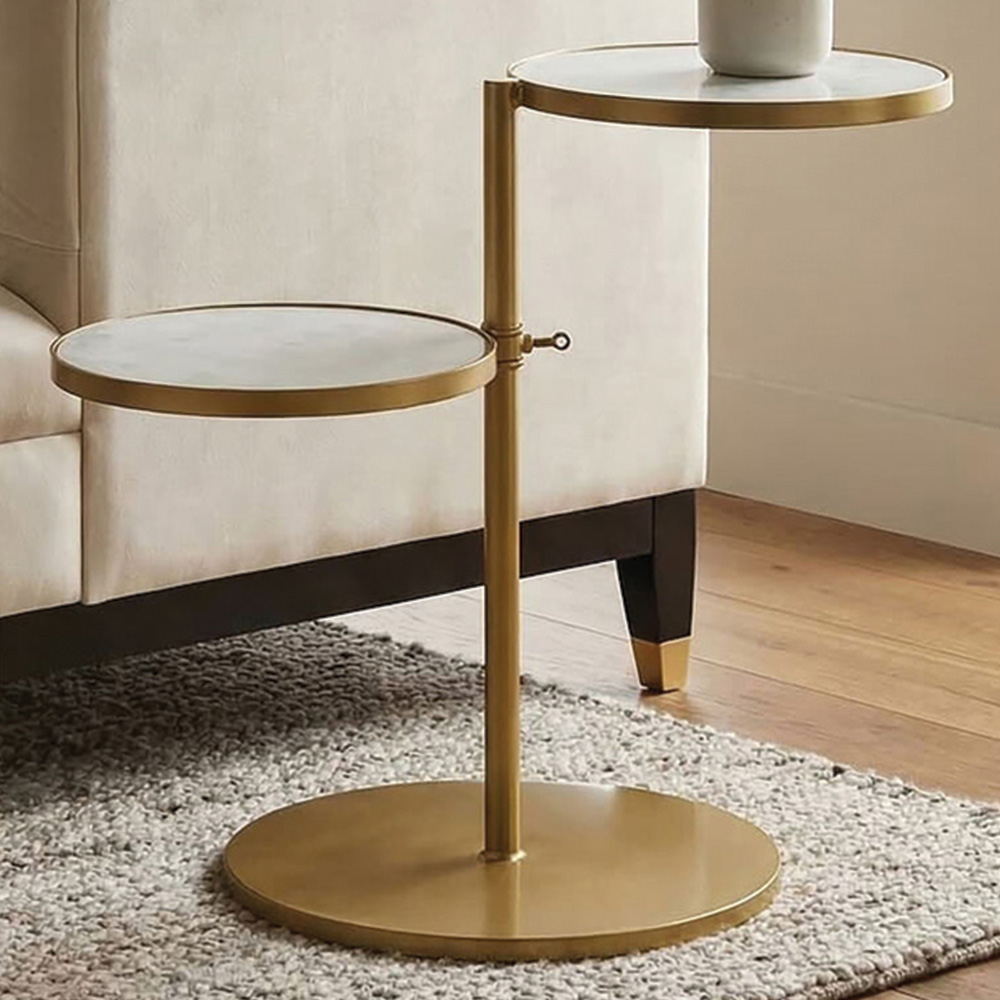 Premier Housewares Rabia 2 Shelf Side Table Image 1
