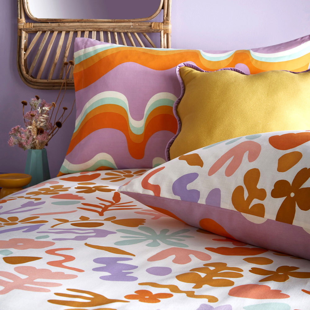 furn. Amelie King Size Multicolour Duvet Set Image 2