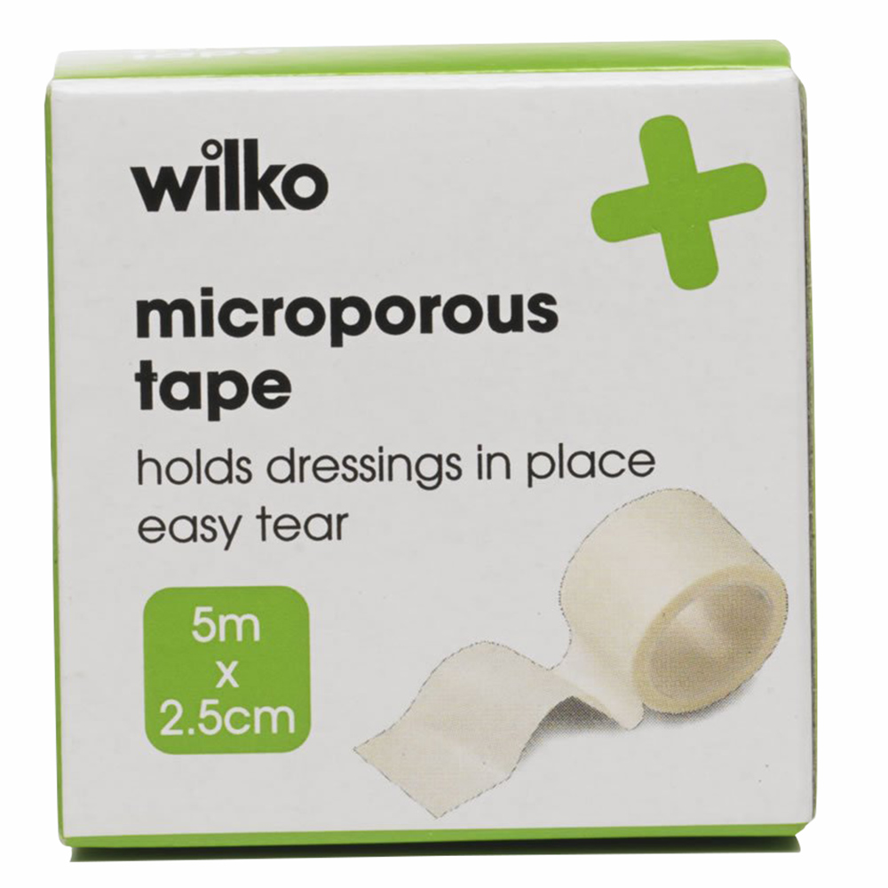 Wilko Microporous Tape 5m x 2.5cm Image