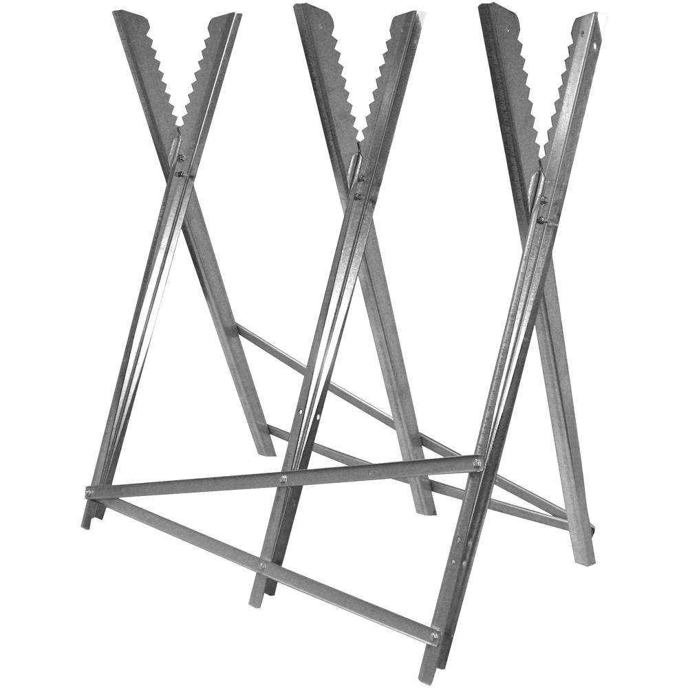 The Handy Foldable Serrated Edged Saw Horse Image 1