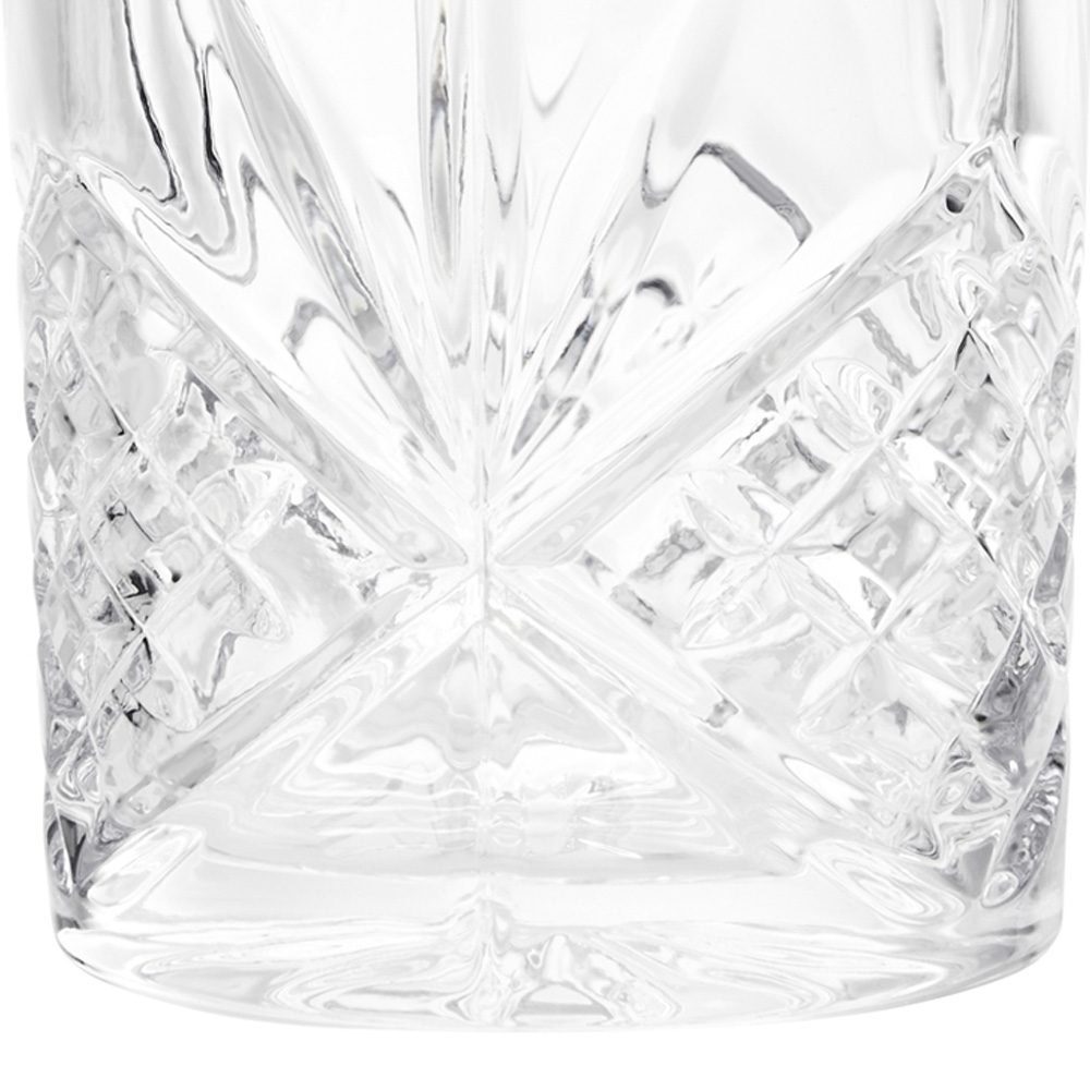 Wilko Luxe Cut Tumbler Glass Image 2