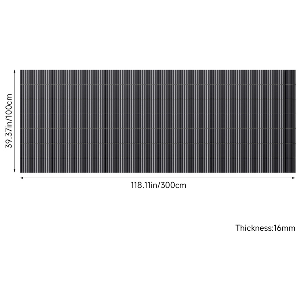 Living and Home 3 x 1m UV Resistant PVC Privacy Screen Image 8
