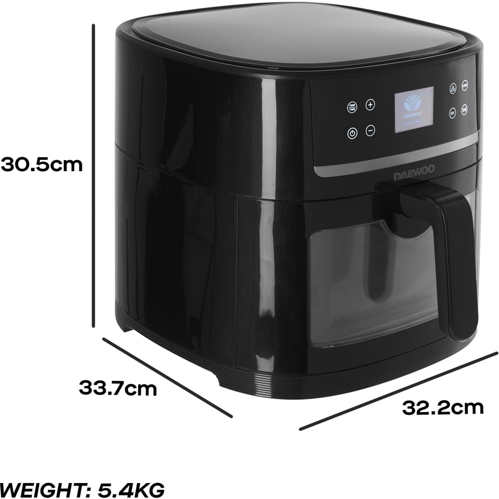Daewoo SDA2620GE Black 8L Air Fryer Image 9
