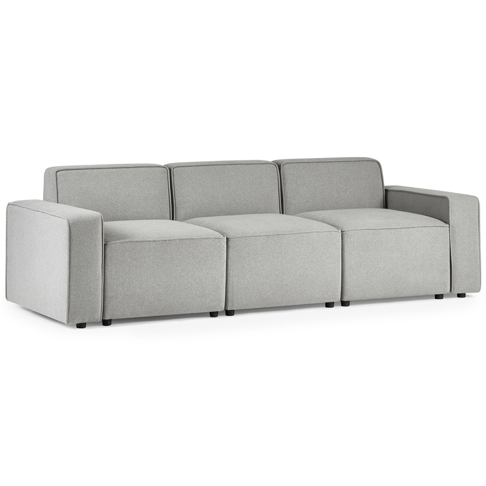 Julian Bowen Lago 3 Seater Grey Combination Sofa Set Image 2
