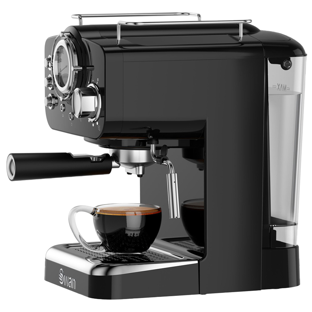 Swan SK22110BN Black Pump Espresso Coffee Machine 1100W Image 2