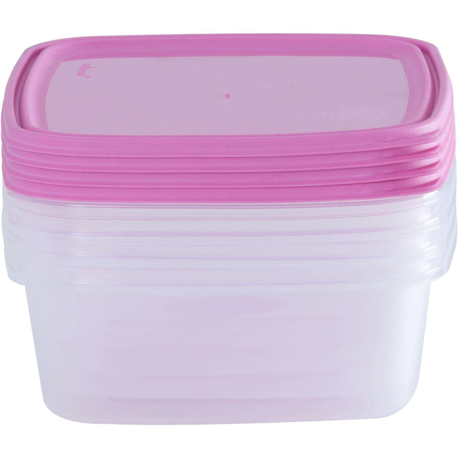 Pack of 4 Wham Food Boxes Pink Image 4