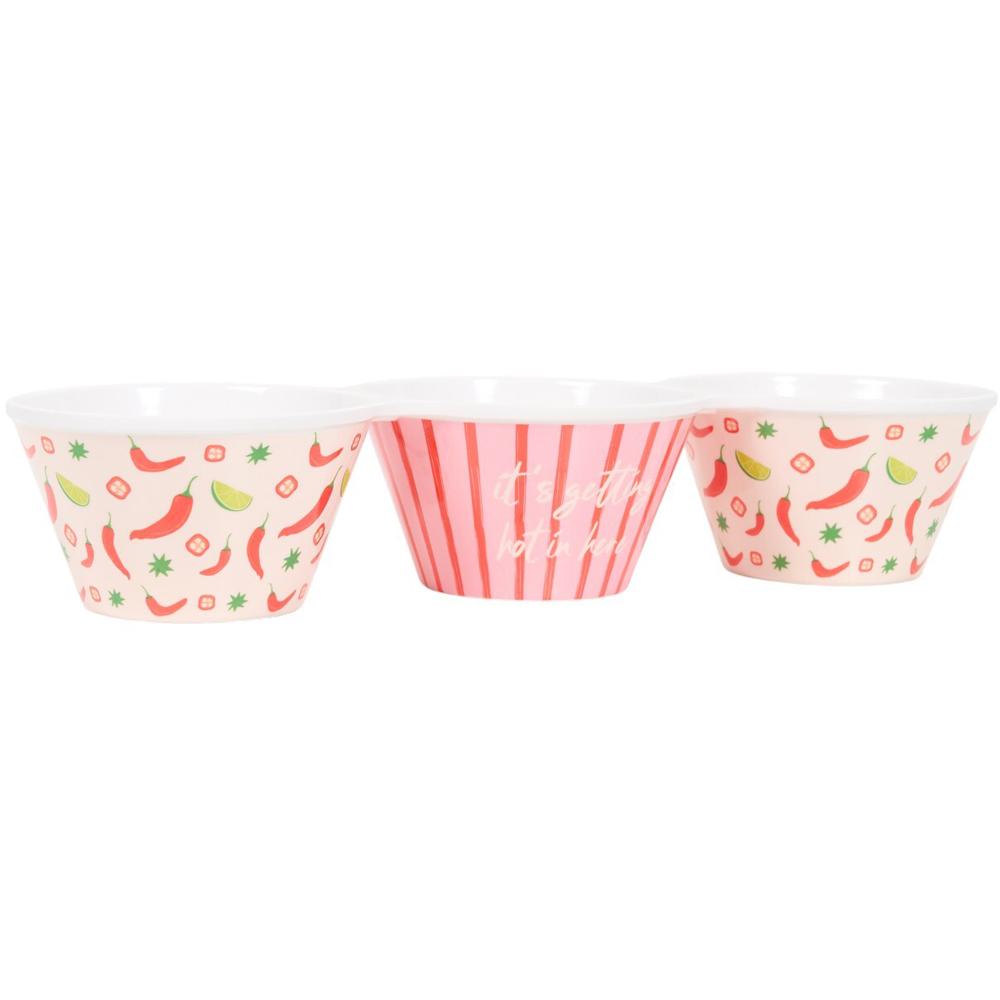 Zest and Zing 3-Bowl Tray Image 2