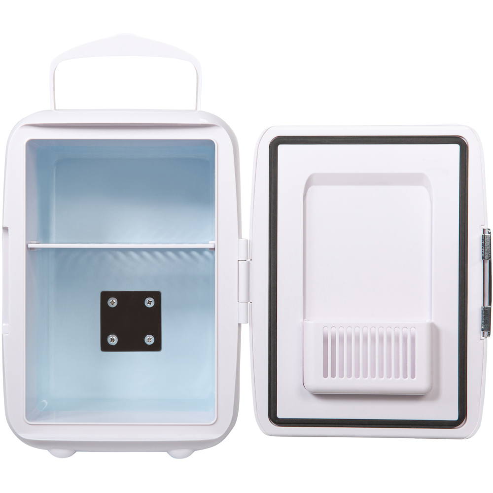 Russell Hobbs RH4CLR1001 White and Chrome 4L Mini Cooler Image 4
