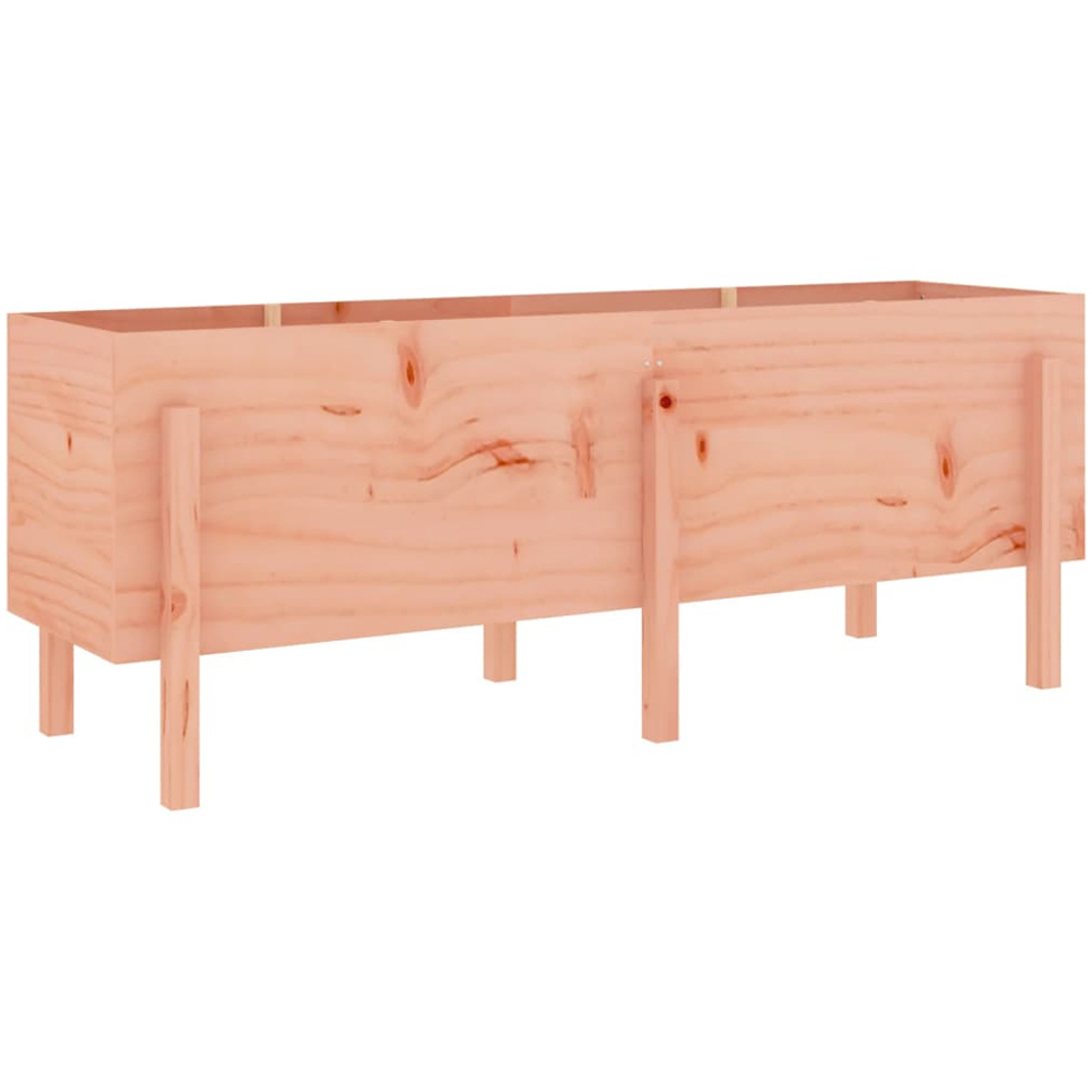 vidaXL Natural Solid Douglas Wood Raised Garden Bed 160 x 50 x 57cm Image 5
