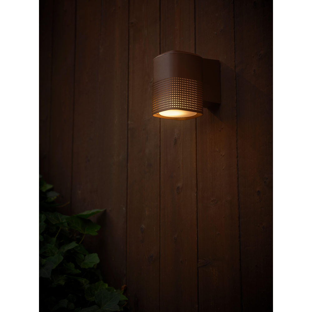 Nordlux Sidara Seaside Brown Metallic Wall Light Image 2
