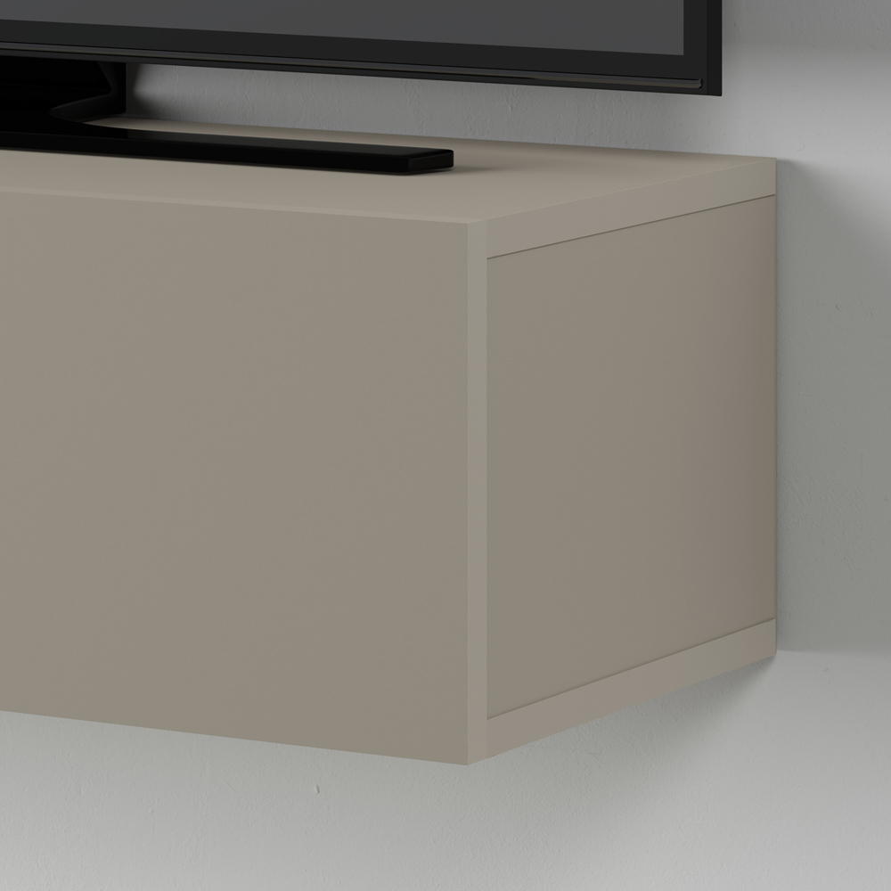 Decortie Francy 2 Door Sandstone Modern Wall Mounted TV Unit Image 3