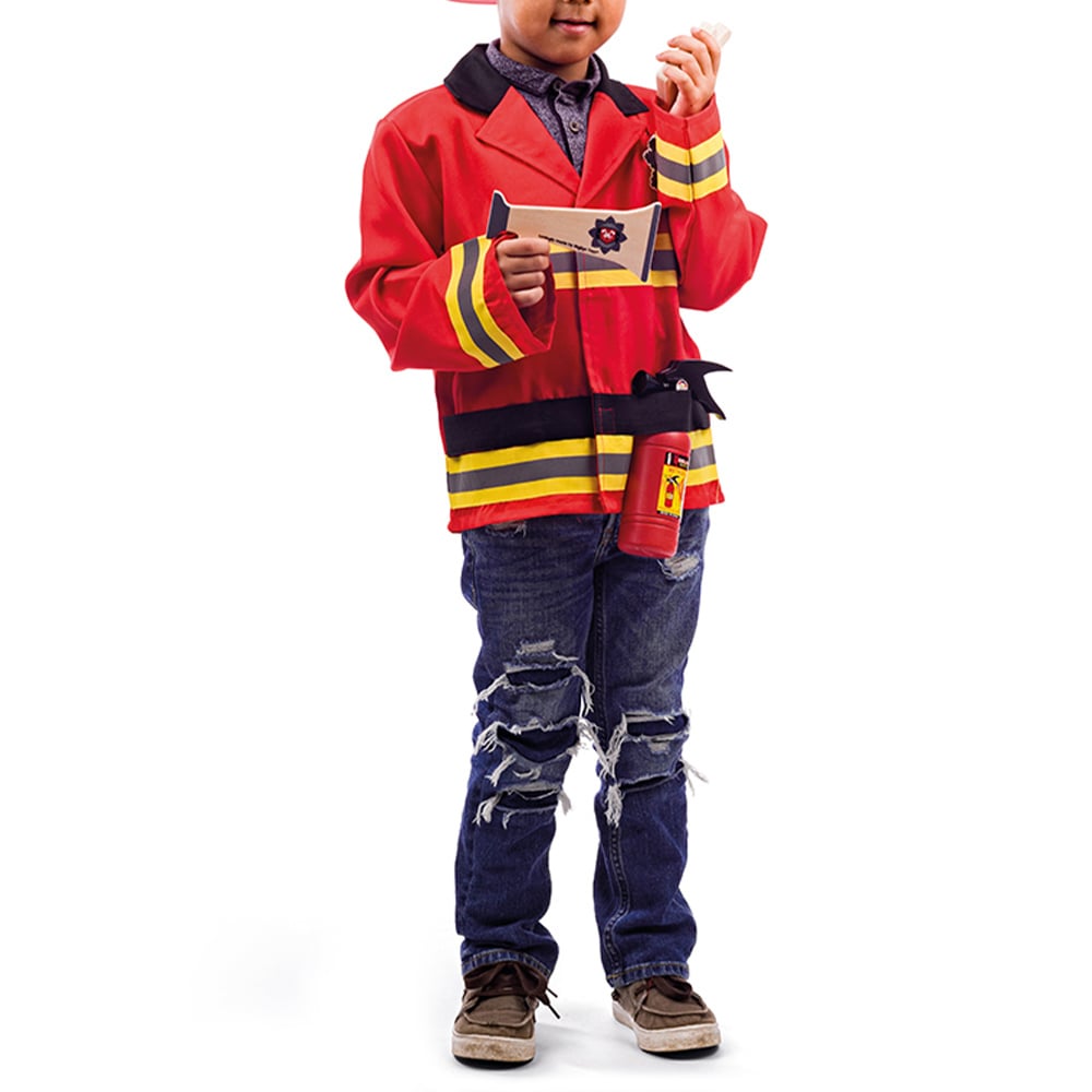 Bigjigs Toys Firefighter Dress Up Red Image 2