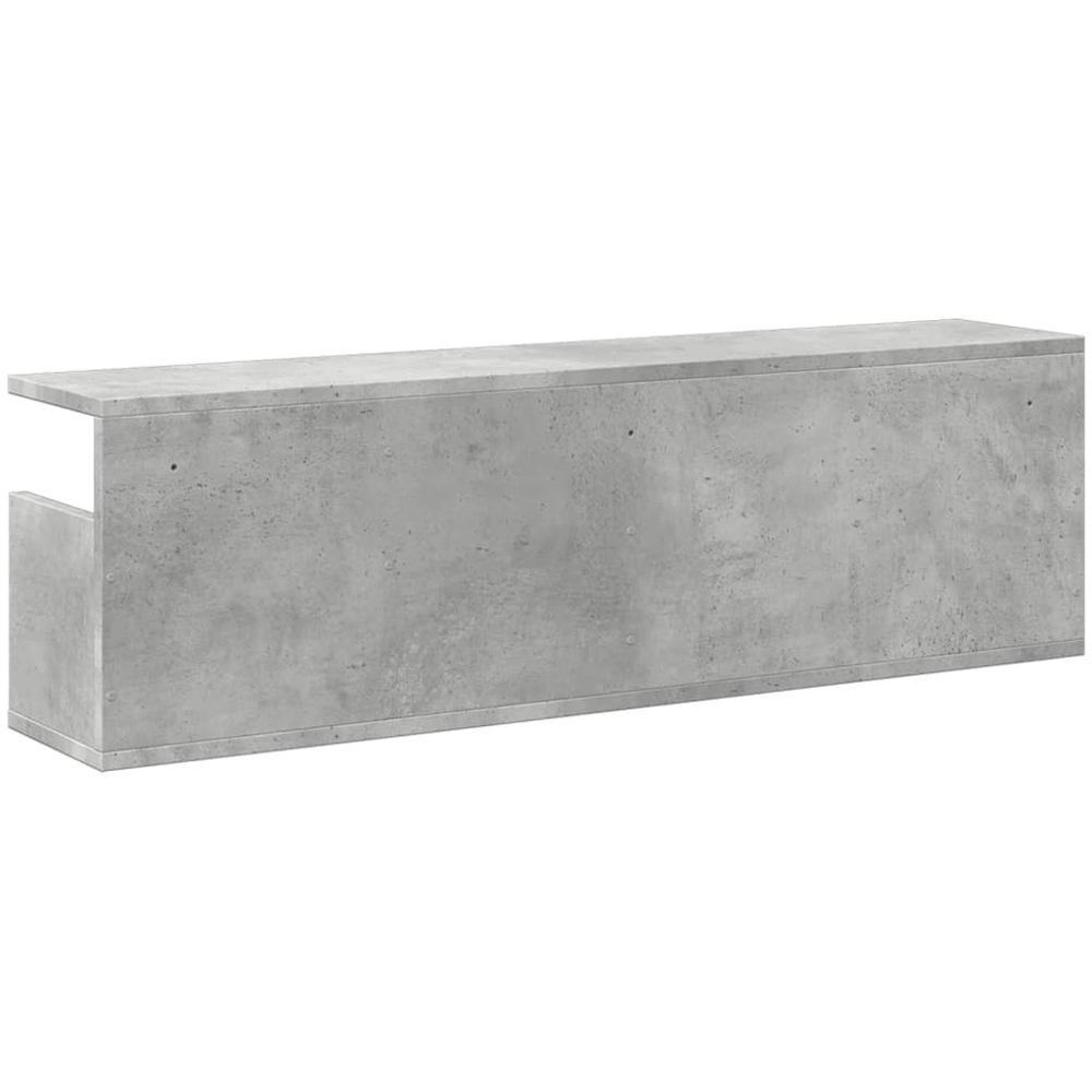 vidaXL 4 Shelf Concrete Grey Wall Cabinet Image 5