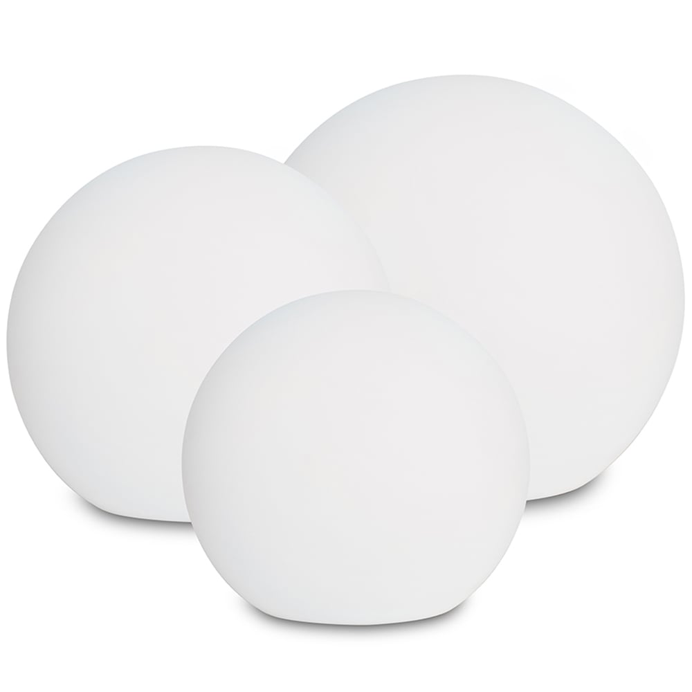 ValueLights Toka 3 Pack Dimmable Ball Outdoor Light Image 1