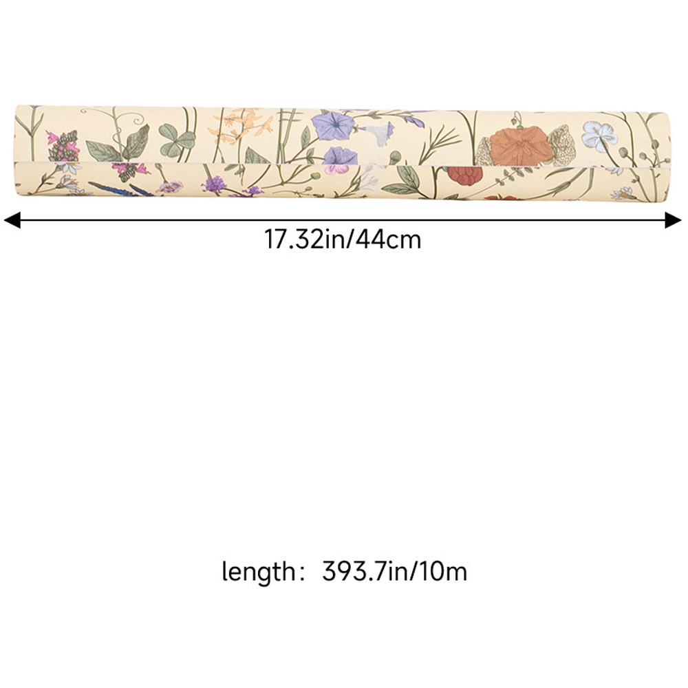 Living and Home Floral Pattern Purple and White Peel and Stick Wallpaper Image 8