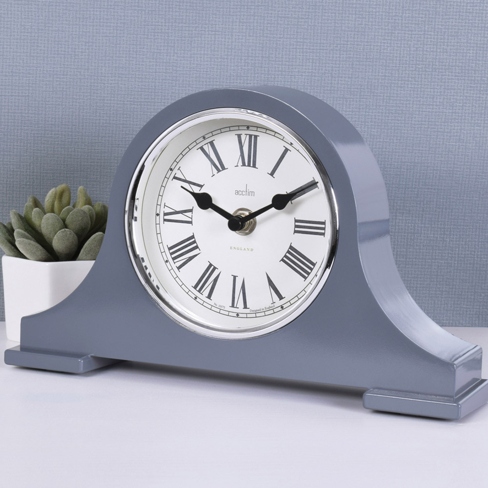 Acctim Aston Grey Harston Napoleon Mantel Table Clock Wilko