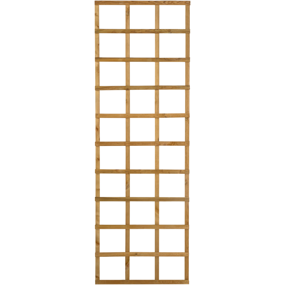 Forest Garden 6 x 2ft Traditional Square Garden Trellis Image 3