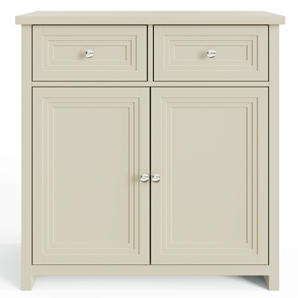 GFW Oakley 2 Door 2 Drawer Stone Compact Sideboard Image 2