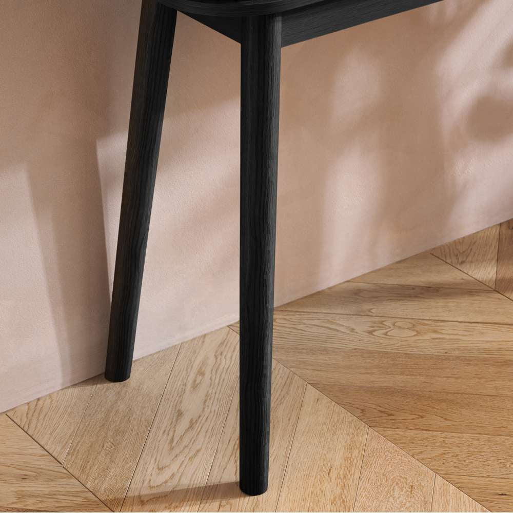 Birlea Axel Black Console Table Image 5