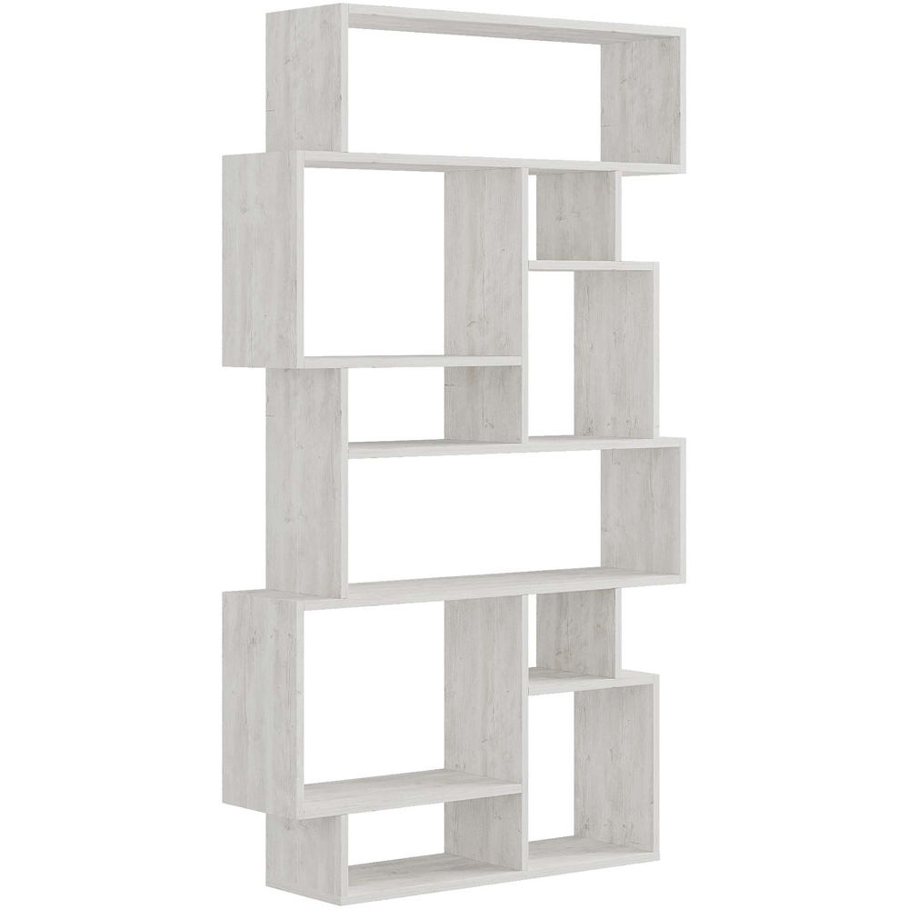 Decortie Karmato Ancient White Tall Bookcase Image 2