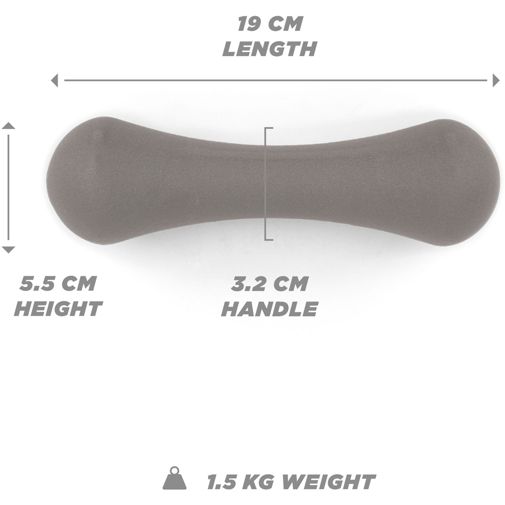 Phoenix Fitness Neoprene Dumbbell 1.5kg 2 Pack Image 3
