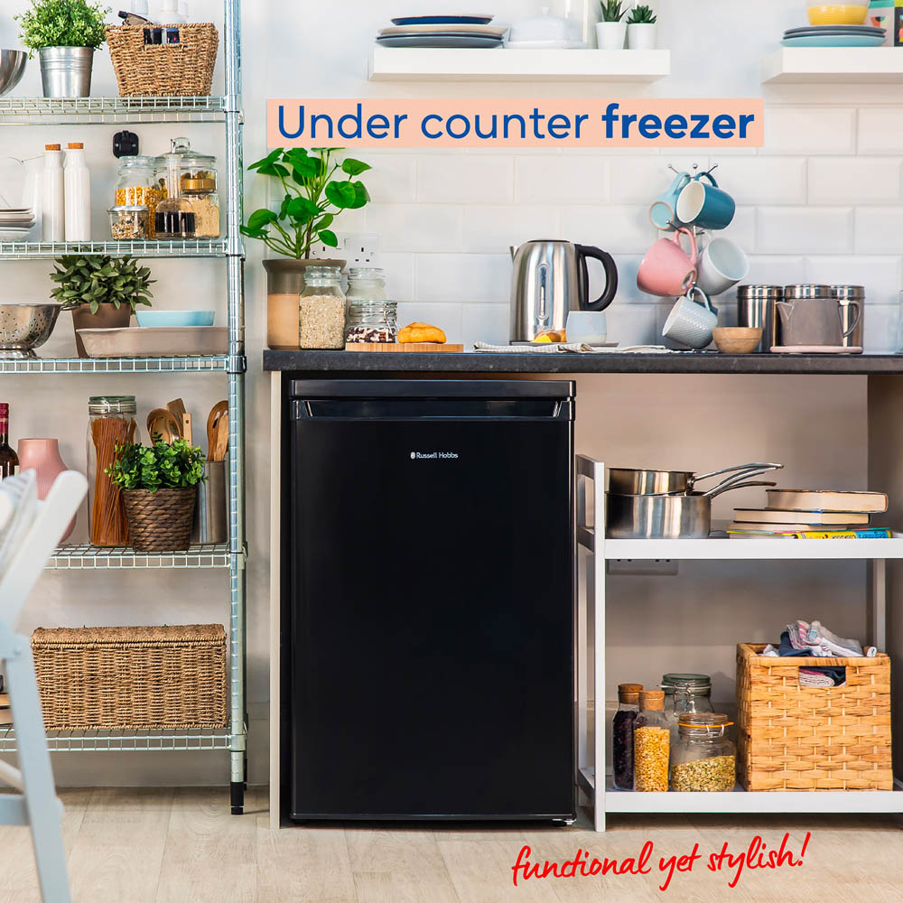 Russell Hobbs RH85UCFZ552E1B Black 91L Under Counter Freezer Image 4