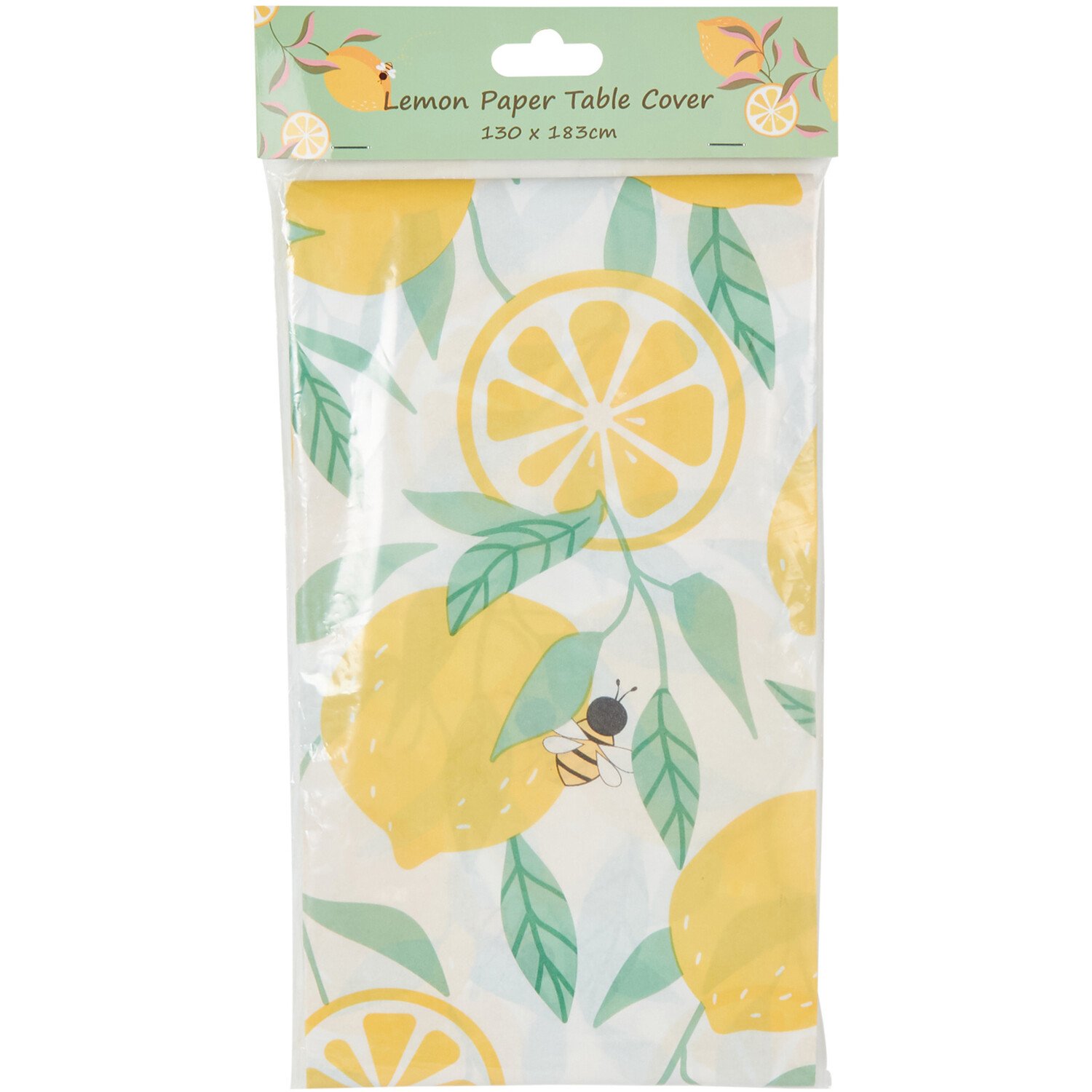 Lemon Paper Table Cover - Yellow Image 1