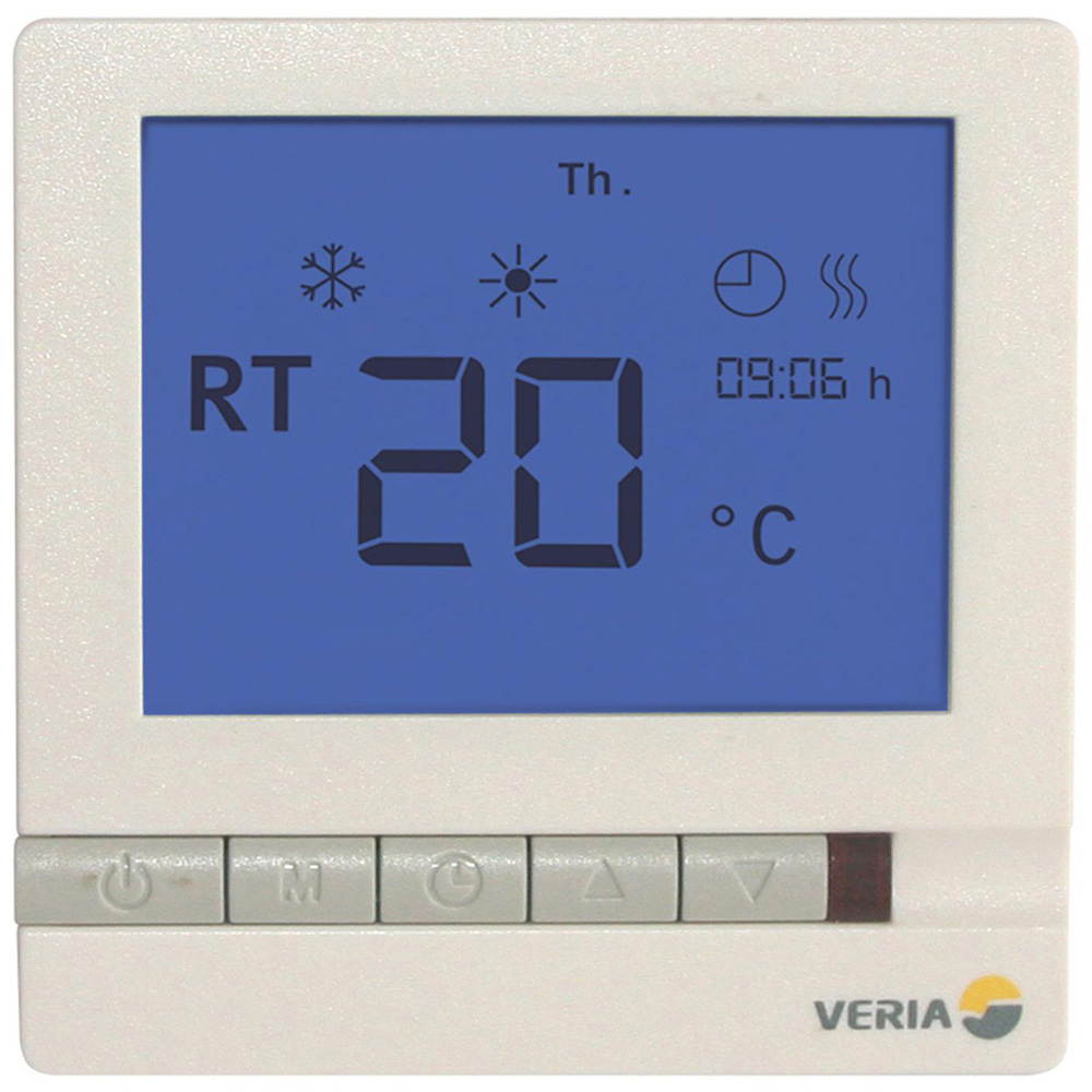 Veria Control T45 Timer Controlled and Programmable Thermostat Image 1