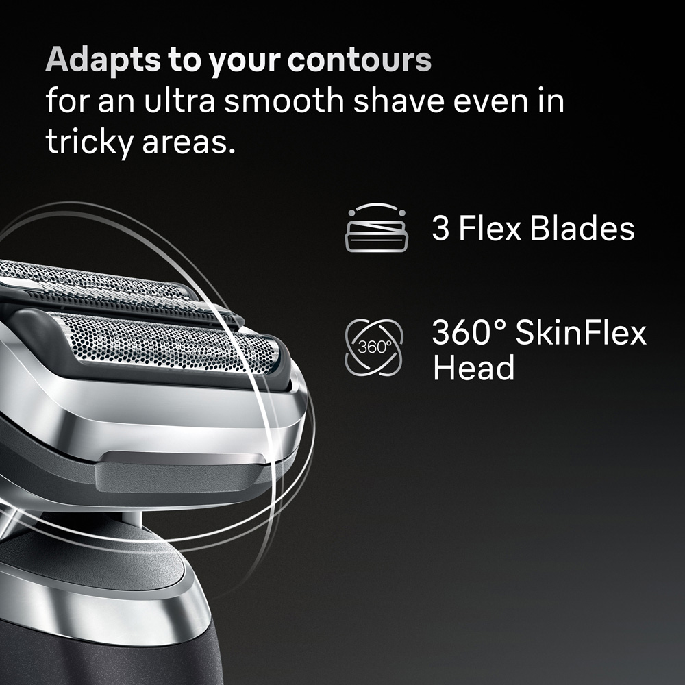 Braun Series 7 72-G7200CC 4 in 1 Grey Electric Shaver Image 8