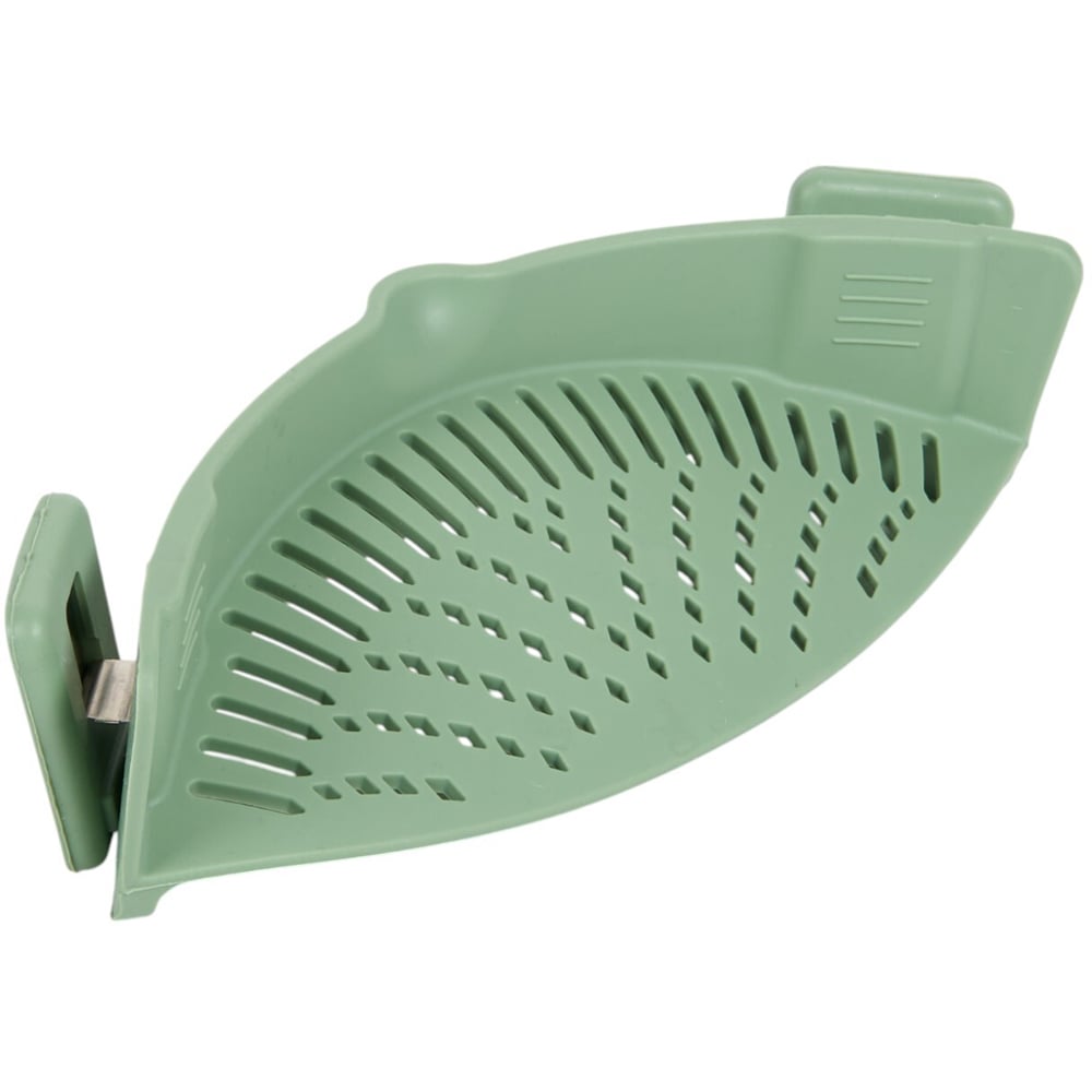 My Silicone Clip On Pot Strainer - Green Image 1