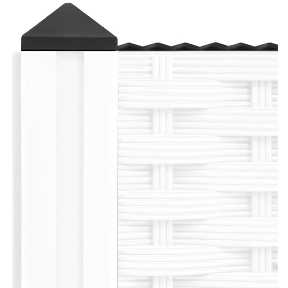 vidaXL Grey Polypropylene Raised Garden Bed 38 x 80 x 80cm Image 4
