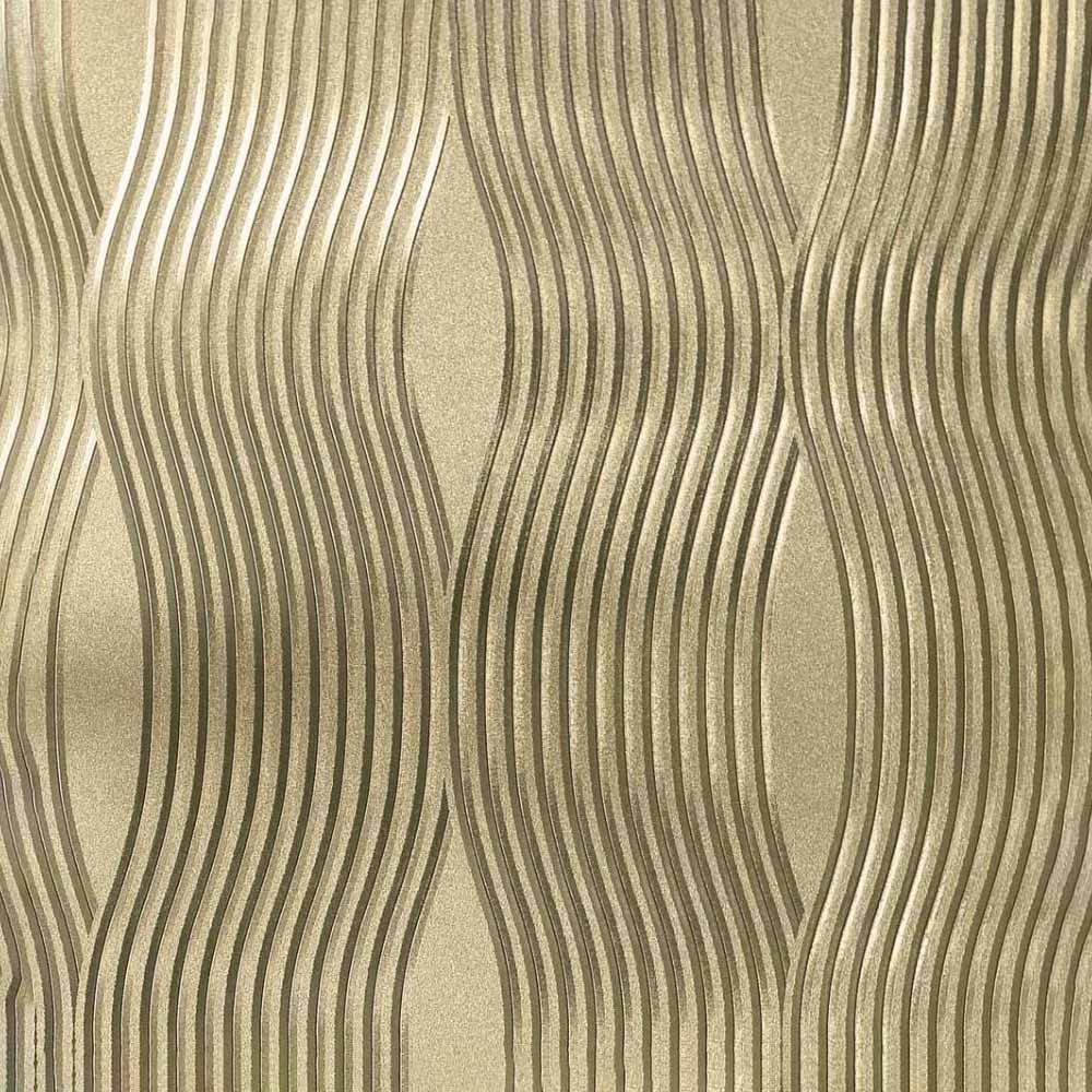 Arthouse Foil Wave Champagne Wallpaper Image 1