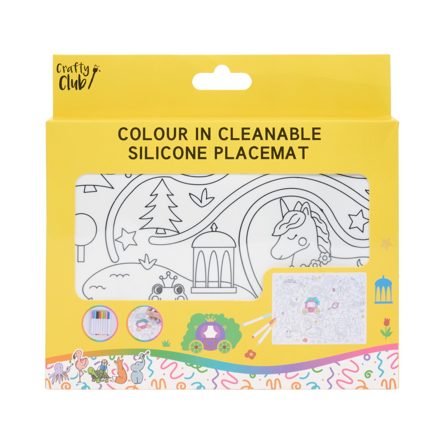 Colour In Cleanable Silicone Placemat Image 2