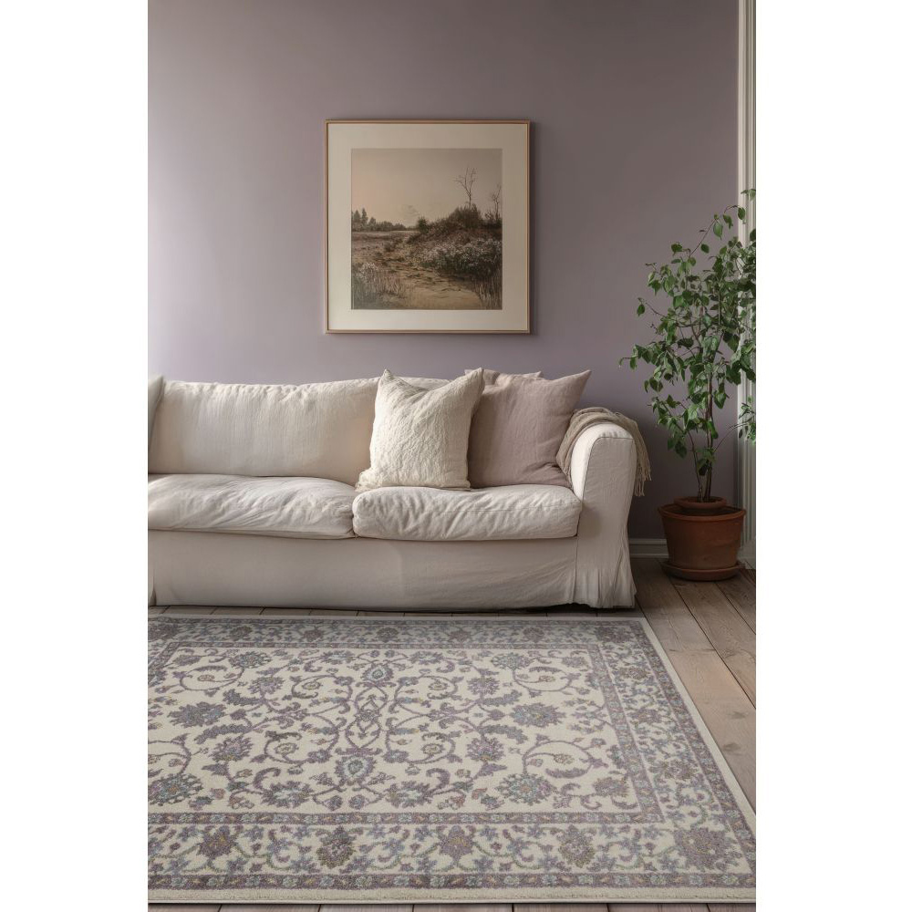 Homemaker Echo Ivory Traditional Rug 160 x 230cm Image 5