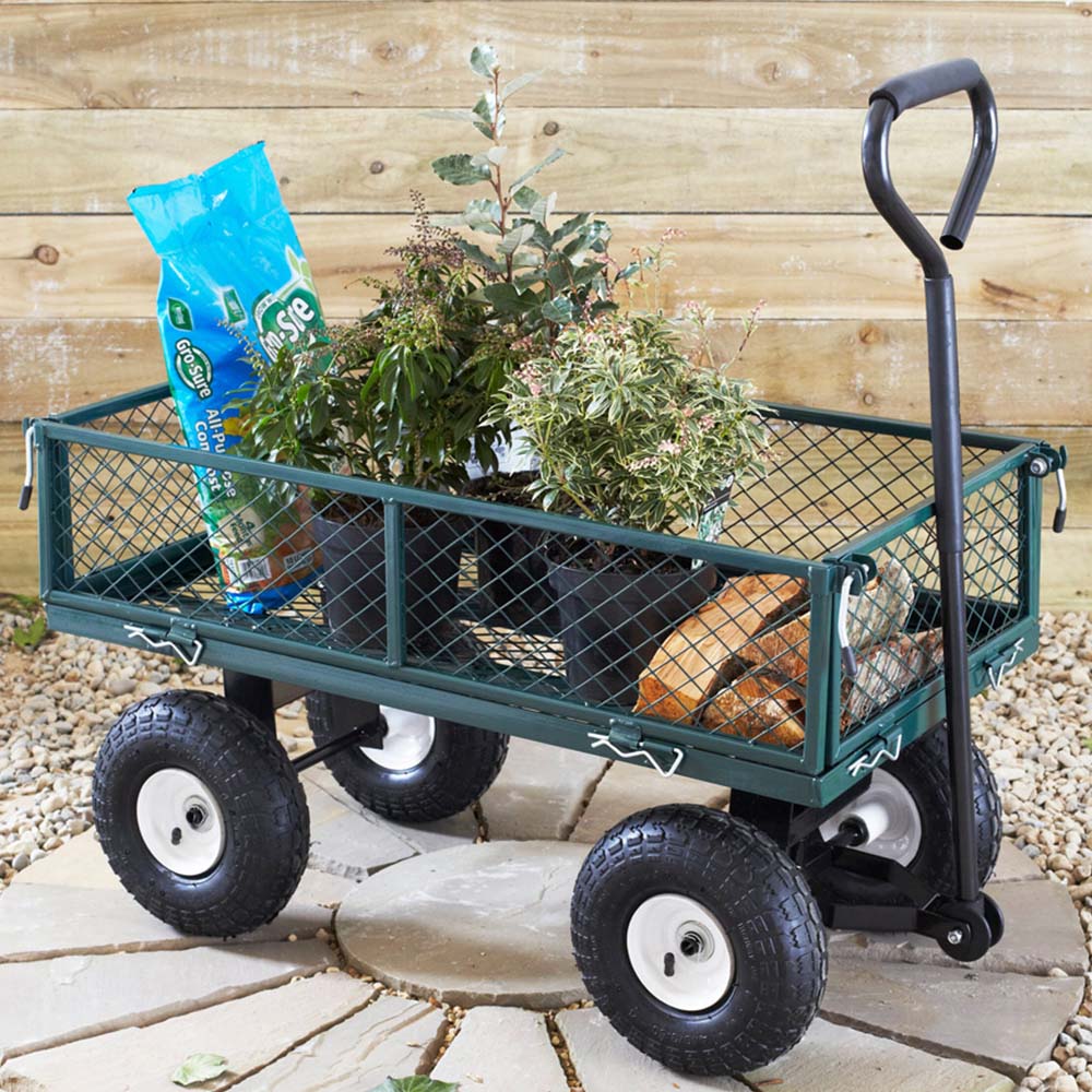 Neo Heavy Duty Garden Cart with Cover Image 2
