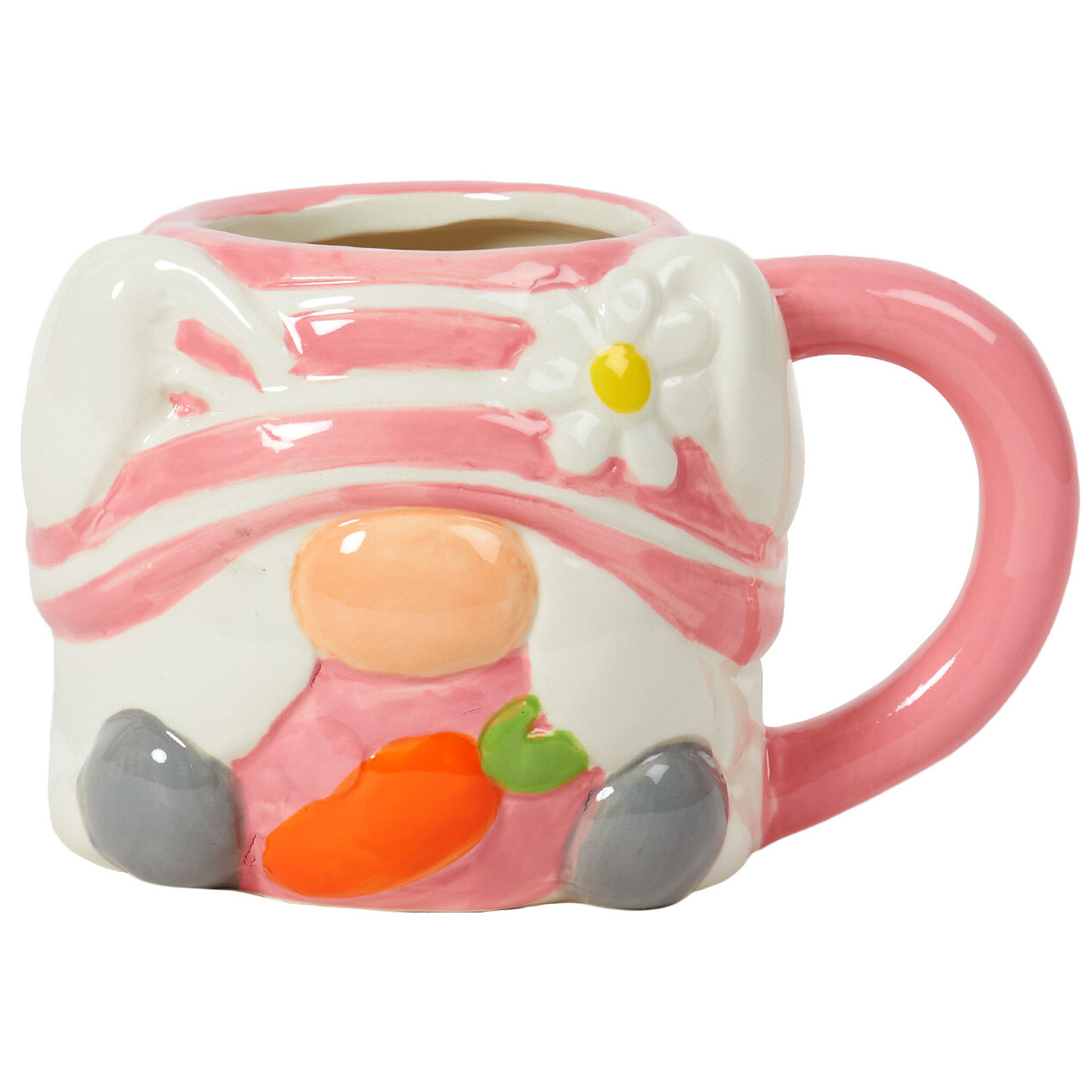 Bunny Gnome Mug Set - Pink Image 2