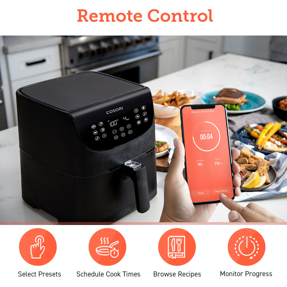 Cosori Black Premium Smart 5.5L Air Fryer Image 4